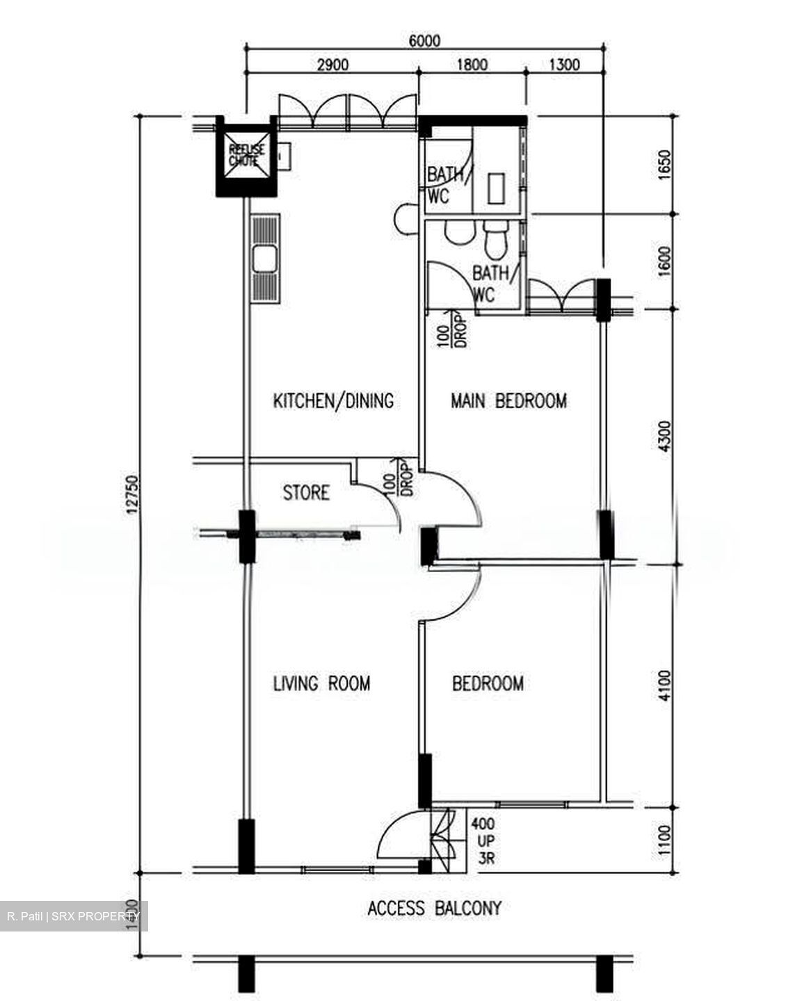 Blk 292 Tampines Street 22 (Tampines), HDB 3 Rooms #634143721